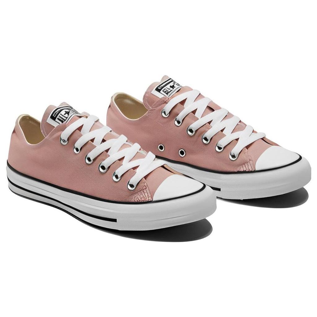 Converse Chuck Taylor All Star Classic Low Top Canvas Shoes Unisex Sneakers Coral-Pink A02800C
