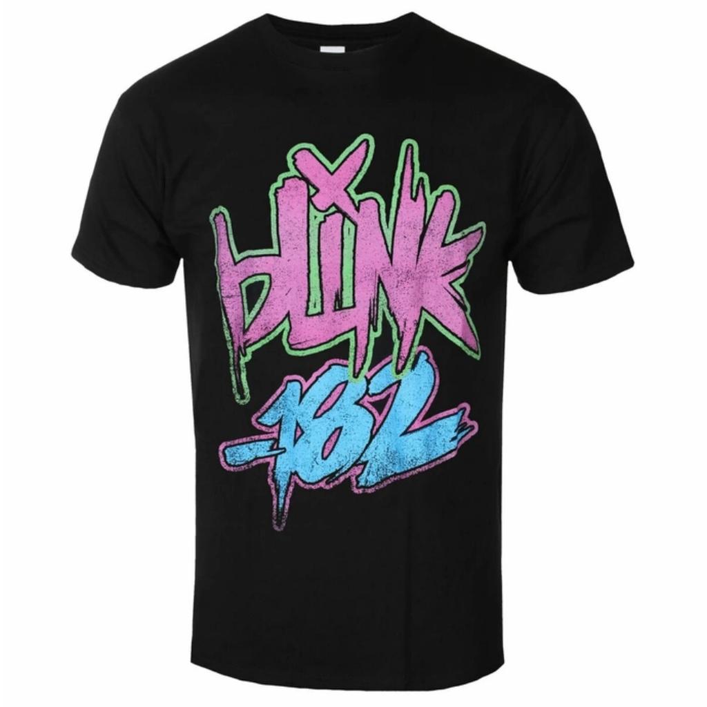 Blink182 Bones Pattern Printed Pop Punk Band Tshirt In Street Hiphop Style Suitable For Both Unisex And Unisex