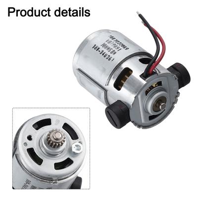 Двигатель 18 В 160702266N Совместим с моделями For GSR180LI GSB180LI GSR18V21 GSB18V21 Компонент шестерни двигателя 16 зубьев