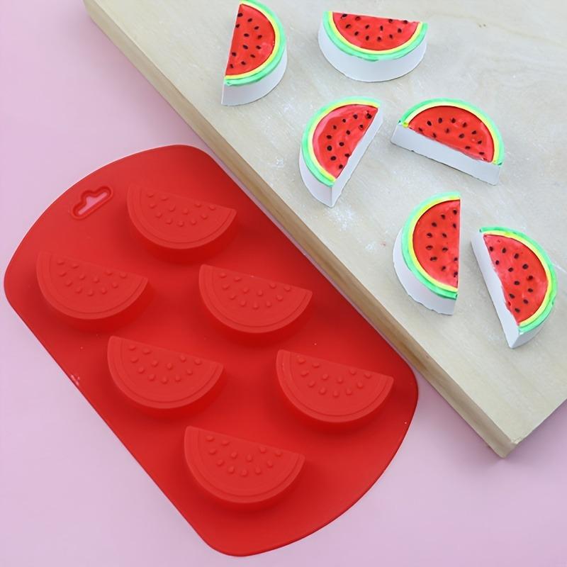 Силиконовые формы для заморозки в форме фруктов, гибкая форма для выпечки пищевого класса, для кубиков льда, шоколада, украшения торта