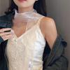 Silk Material Silk Scarf Thin Long Narrow Scarf Fashion Decorative Scarf  Women