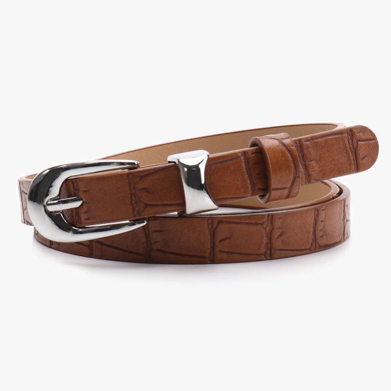 Highend Pu Leather Waist Belt With Textured Finish For Chic Office And Daywear