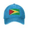 Personalized Cotton Flag Of Guyana Baseball Cap Outdoor Women Unisexs Adjustable Dad Hat Spring