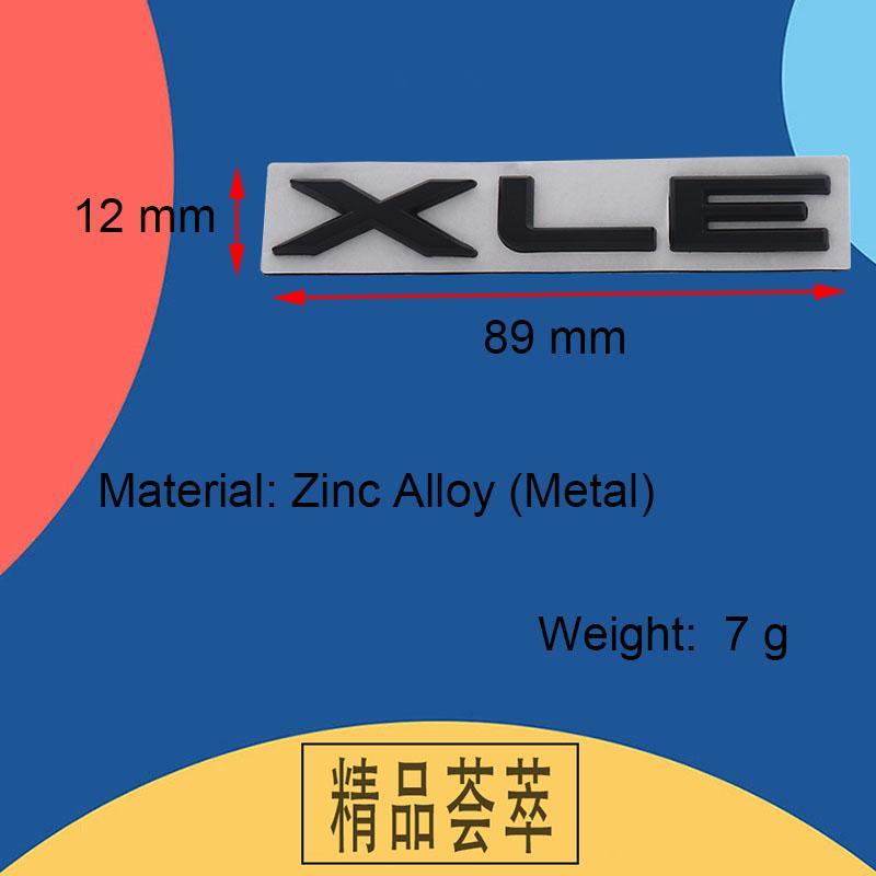3D Премиум XLE для автомобиля Задняя дверь Крыло багажник Задний капот Наклейка Эмблема Значок Наклейка Аксессуары