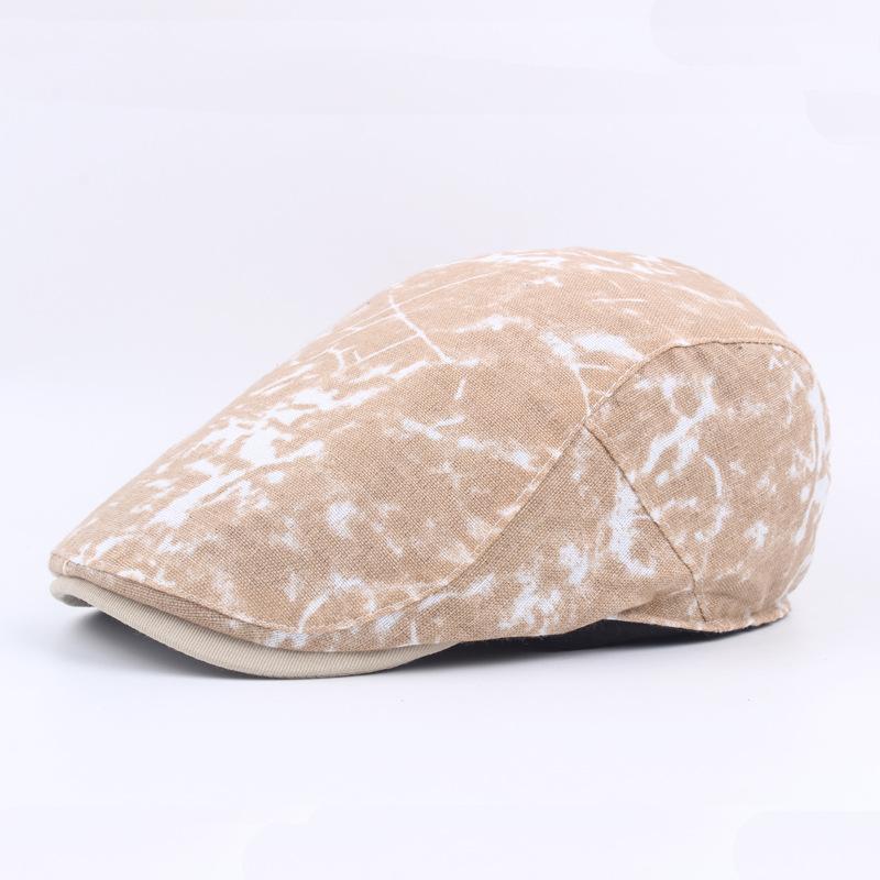 Кепка Bube из вымытого денима, летняя женская берет Tide Sun Hat British Wind Forward Hat Men