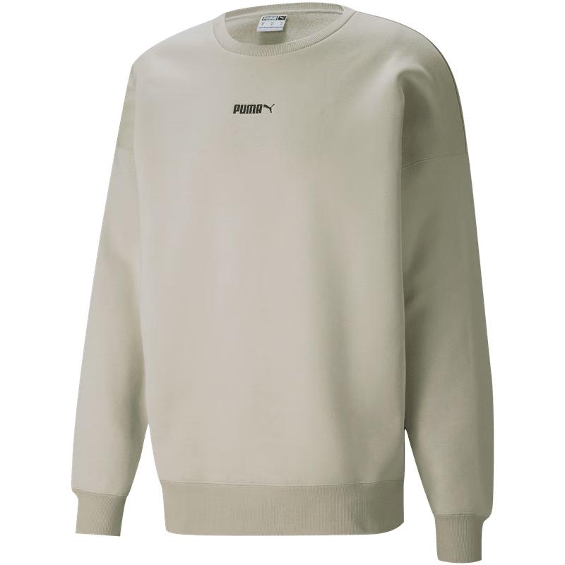 Puma 534365 Флисовая толстовка оверсайз с круглым вырезом