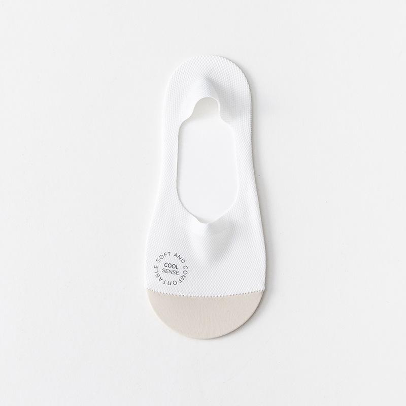 Женские летние ультратонкие хлопковые носки с ледяным экраном для глаз, дышащие, с невидимой пяткой