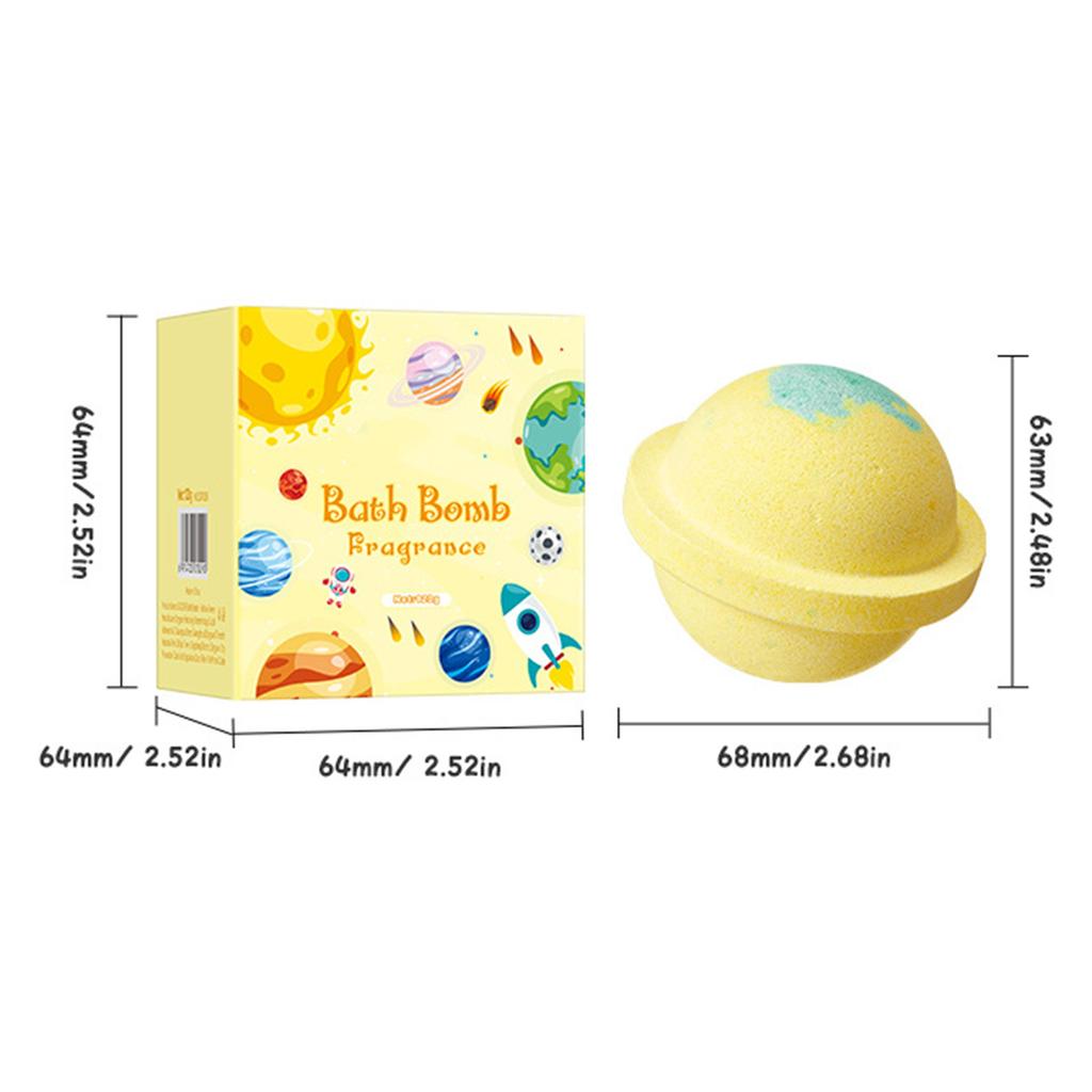 Натуральные увлажняющие бомбочки для ванны «Планеты Галактики» Органические шипучки для пены для ванны для праздничных подарков