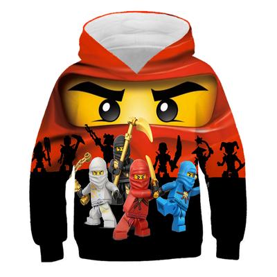 Детские худи Ninjago 2025 3D с повседневным принтом, пуловер, детские подростковые для мальчиков, девочек, для малышей, толстовки, топы для малышей 4-14 лет