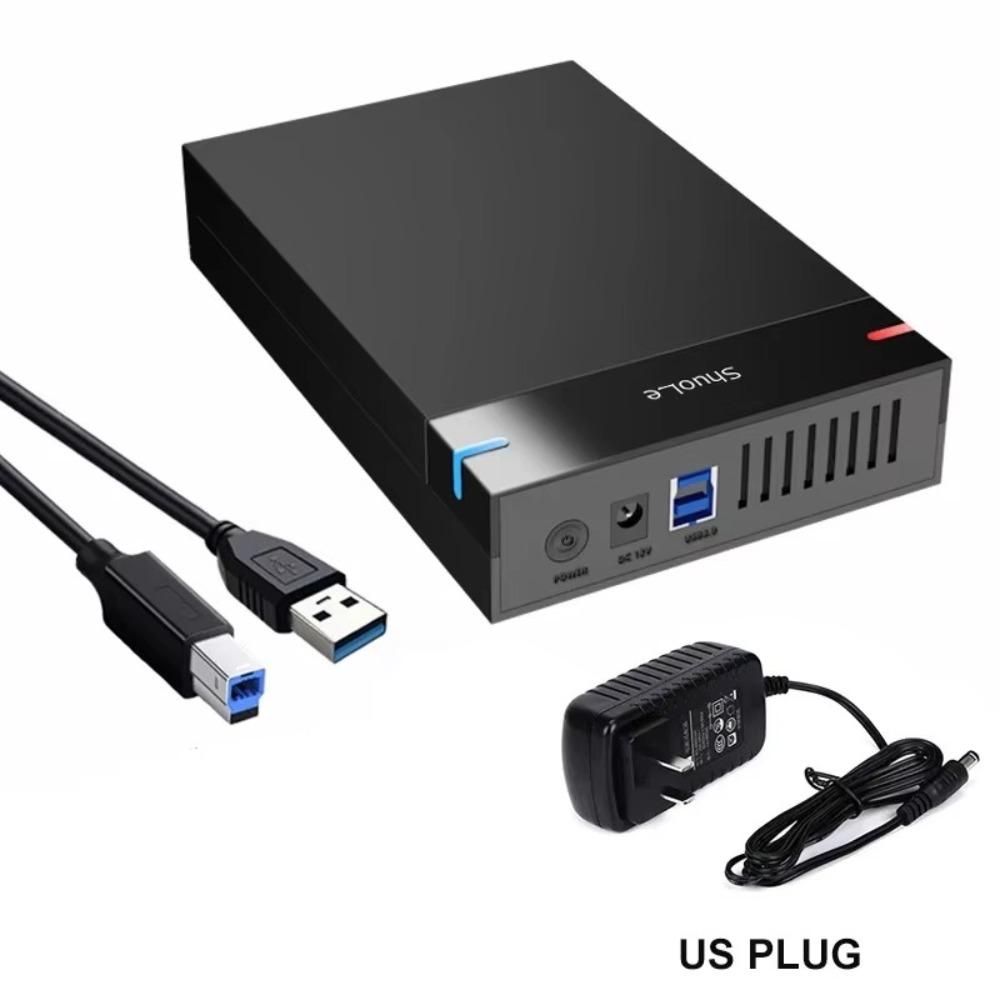 3.5 inch HDD Enclosure SATA to USB 3.0 SSD Case Portable Hard Disk Box