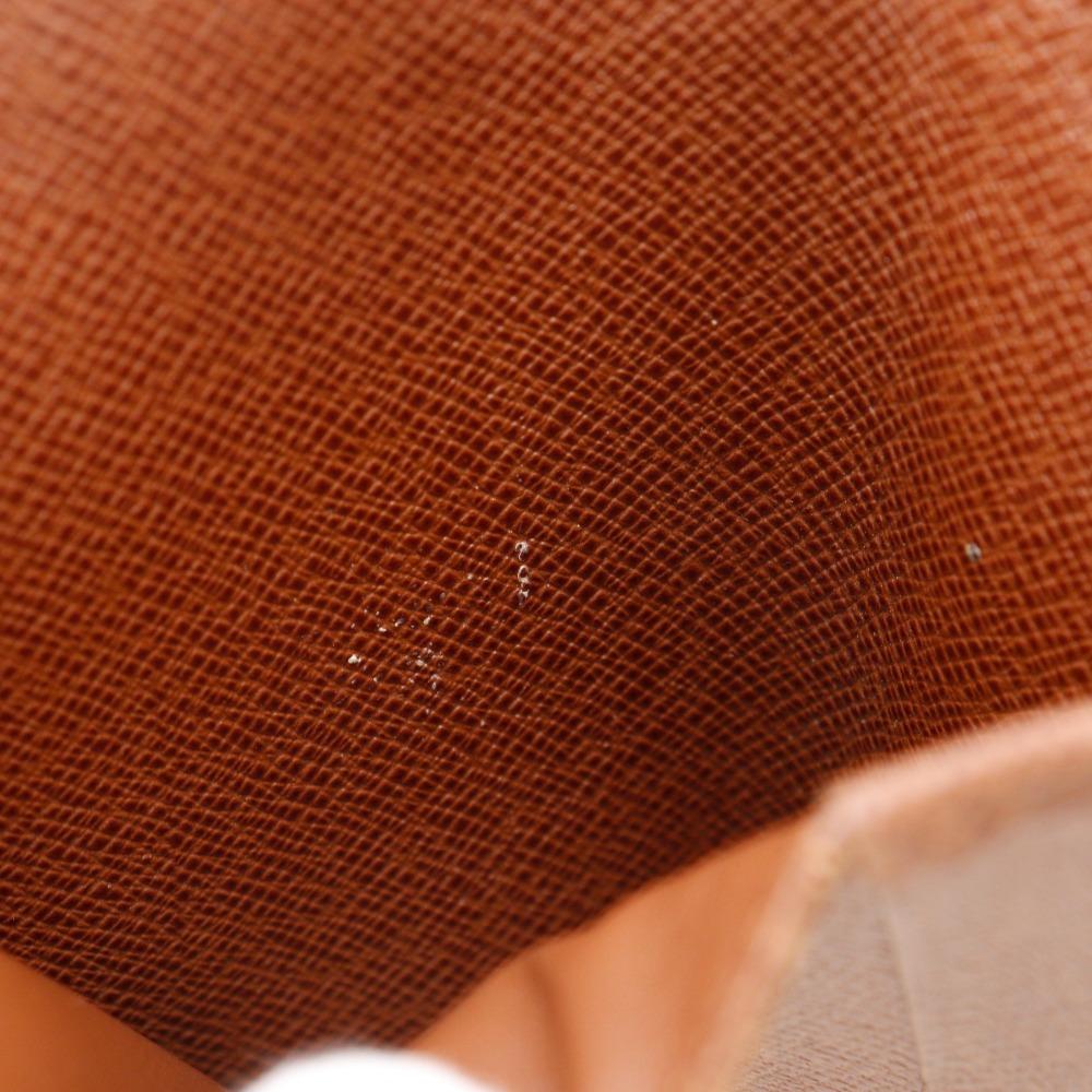 Louis Vuitton Compact Zip Bi-Fold Wallet M61667 Brown Monogram Canvas Unisex Used