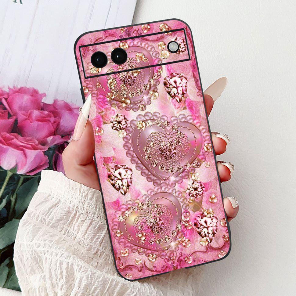 Luxury Painted Cover For Google Pixel 6A Case Soft Silicone Phone Case For Google Pixel 6A Google6A 2022 Back Cover 6.1"
