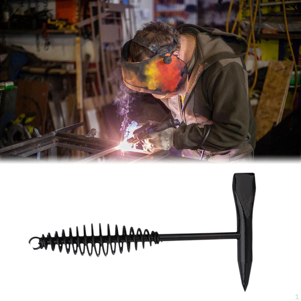 Сварочный отбойный молоток с пружинной ручкой для обслуживания редукторов и удаления шлака