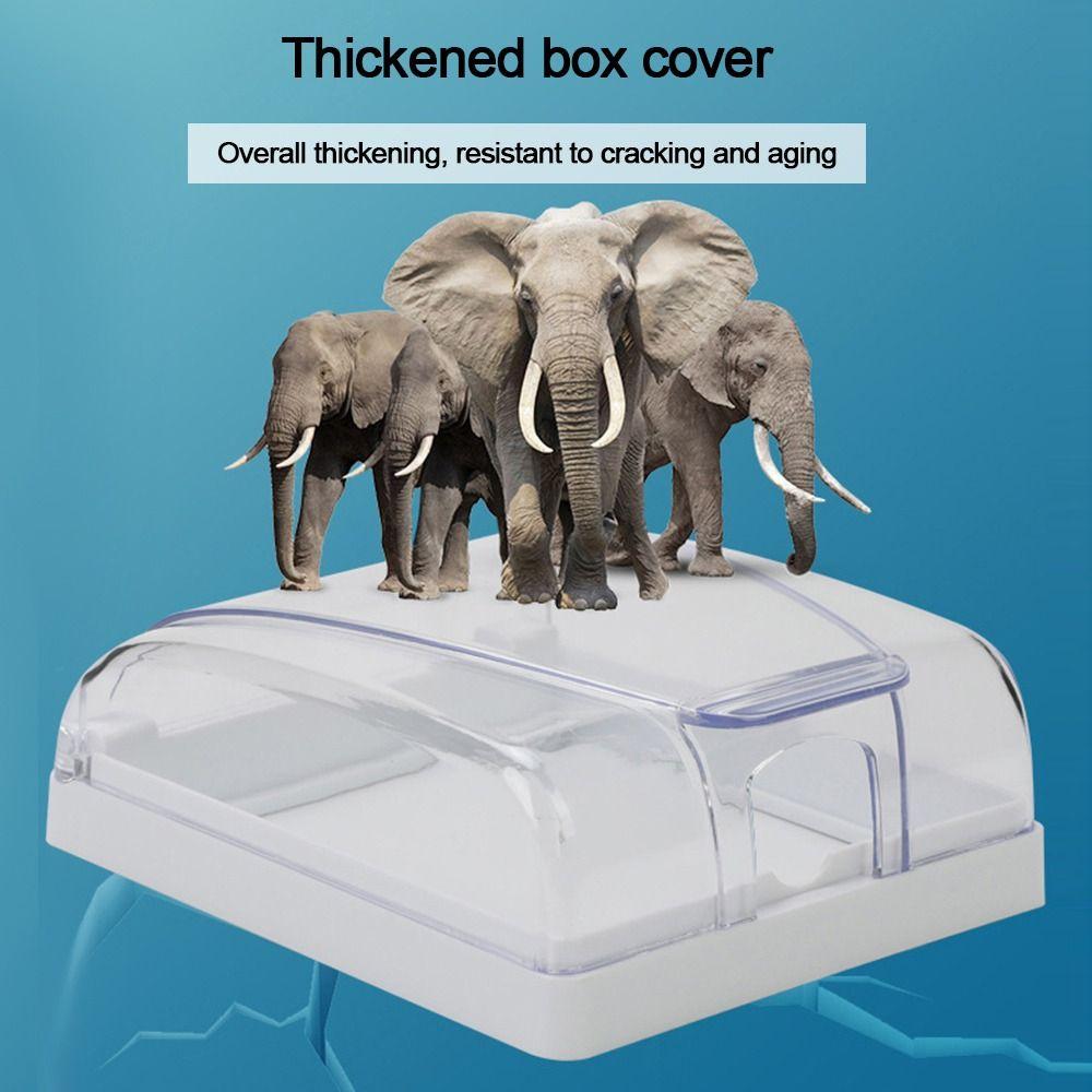 Пластиковый защитный кожух переключателя настенная защитная розетка розетка водонепроницаемая коробка ванная комната