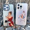Милый чехол для телефона с цветами для юной девушки для iPhone 15 14 Plus 15 12 11 13 14 Pro MAX 13 Mini, прозрачный противоударный лазерный чехол Fundas