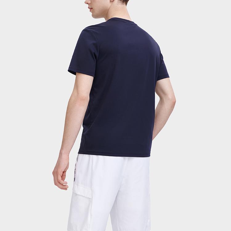 Fila Мужская футболка с круглым вырезом, коротким рукавом и графическим логотипом, топы, легендарно-синий F11M328114FNV