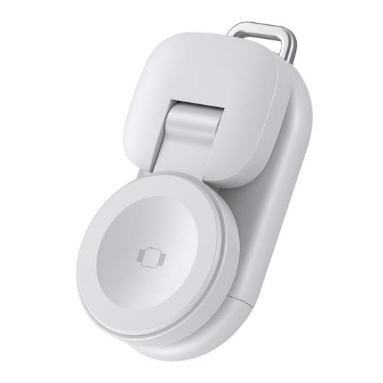 Мини Беспроводная Зарядка для Apple Watch Series Вращение на 270 градусов Легкая Портативная Дорожная USB-C Док-станция-подставка для Зарядки Смарт-часов