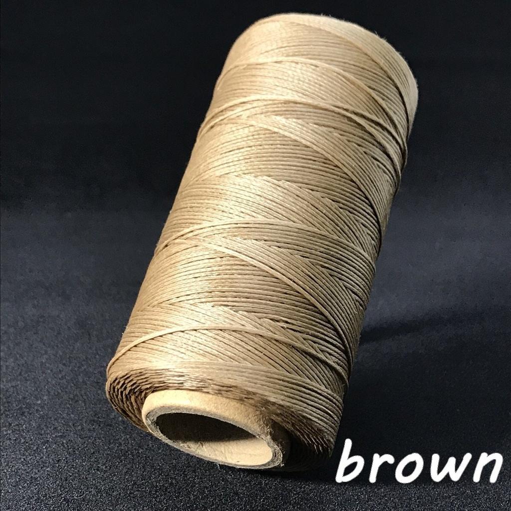 RER Кожаное ремесло Вощеная нить Шнур Воск 4 Цвета Набор Ширина нити 1мм Длина 260М Цвет (4 комплекта)