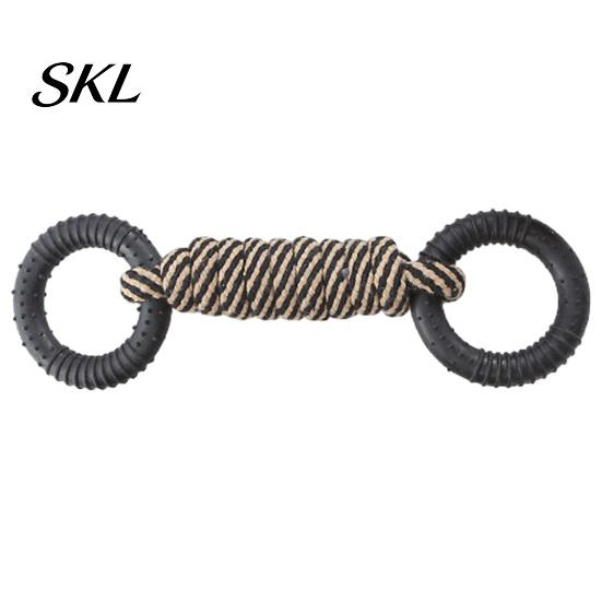 Tug of War Dog Toy Cotton Rope Toy, Flying Disc Interactive Fetch Knot Dental Cleaning Chew Tug-of-War for Large And Small Dogs Durable