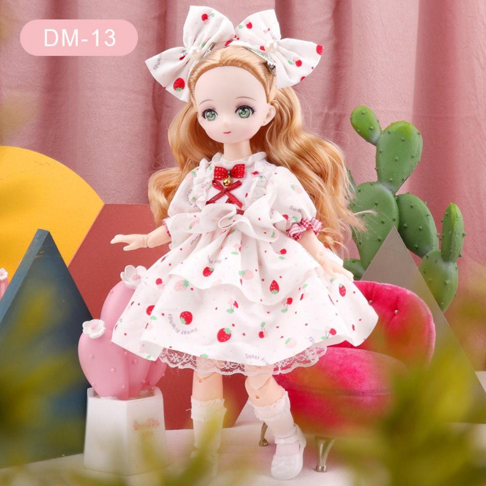 Наряди 30 см Аниме Bjd Куклу с Одеждой 30 см Шарнирные Игрушки 1/6 Куклы Bjd Детская Игрушка