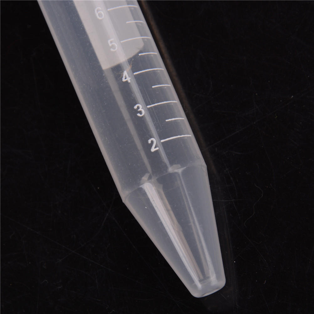 10X 15Ml Plastic Centrifuge Test Tube Vial Container Self Standing Screw Cap