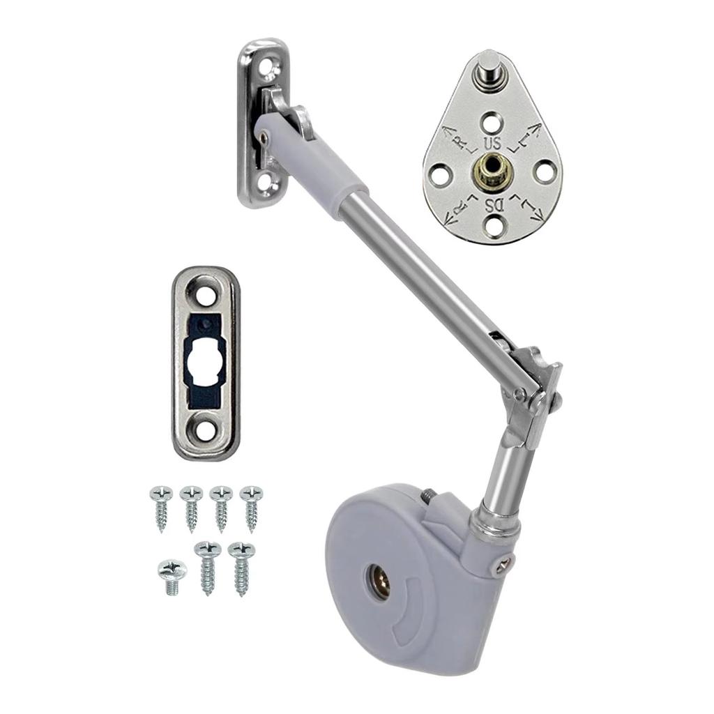 Lid Support Hinge Flip Door Support Rod Slow Close Cabinet Hinges Folding Lid Stay Hinge Damping Buffer Support Rod