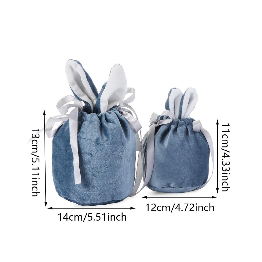 Flannelette Rabbit Ear Gift Bag Bunny Ears Gift Packing Bags Jewelry Organizer Wedding Supplies