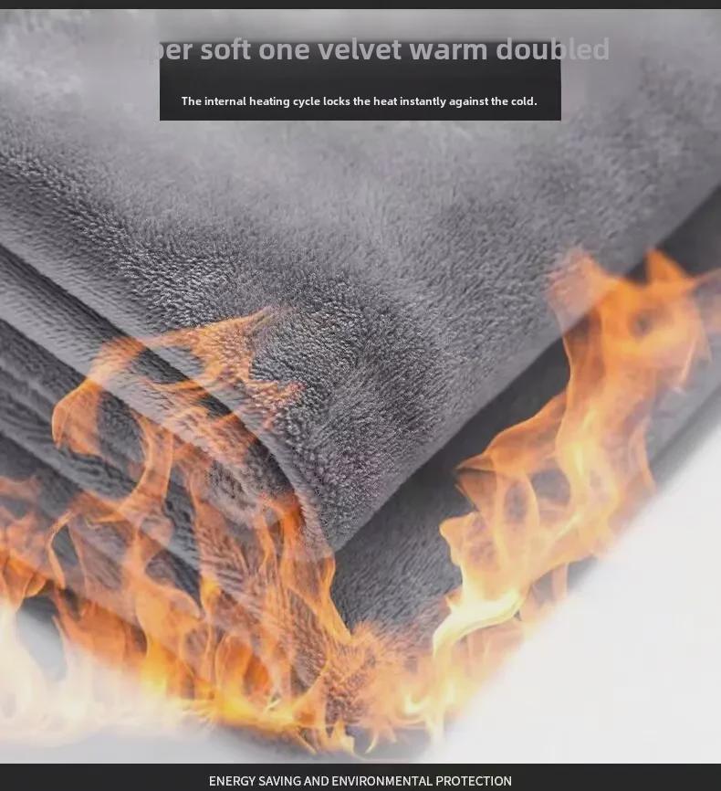 Мужские зимние джинсы с подкладкой из плотного бархата: Утепленные, защищающие от холода, повседневные длинные брюки для осени и зимы.