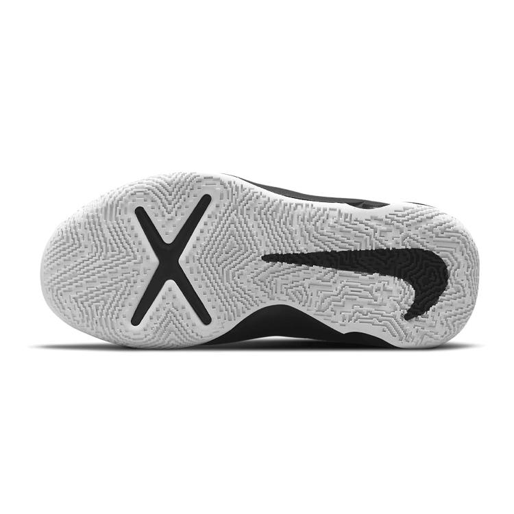 Nike Team Hustle D 10 Black Metallic Silver GS CW6735-004