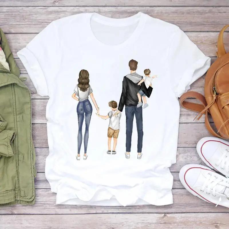 Mama Girl Graphic Print Women T Shirt Casual Harajuku Y2K Tops Tee Crewneck Short Sleeve Lady Clothes
