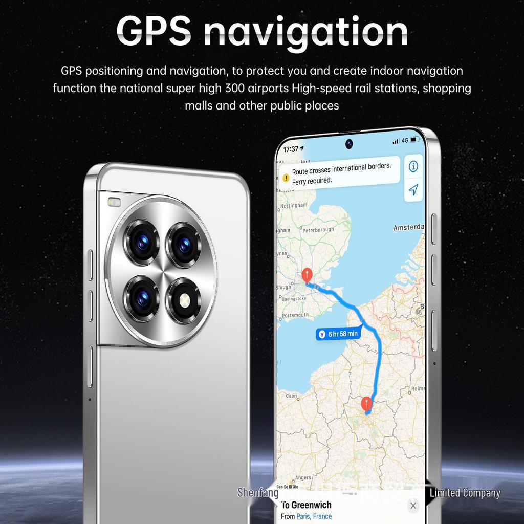 Android-смартфон S13 Plus: 16 ГБ ОЗУ, 1 ТБ Памяти, 7,3-дюймовый Дисплей с Отверстием - Горячая Распродажа