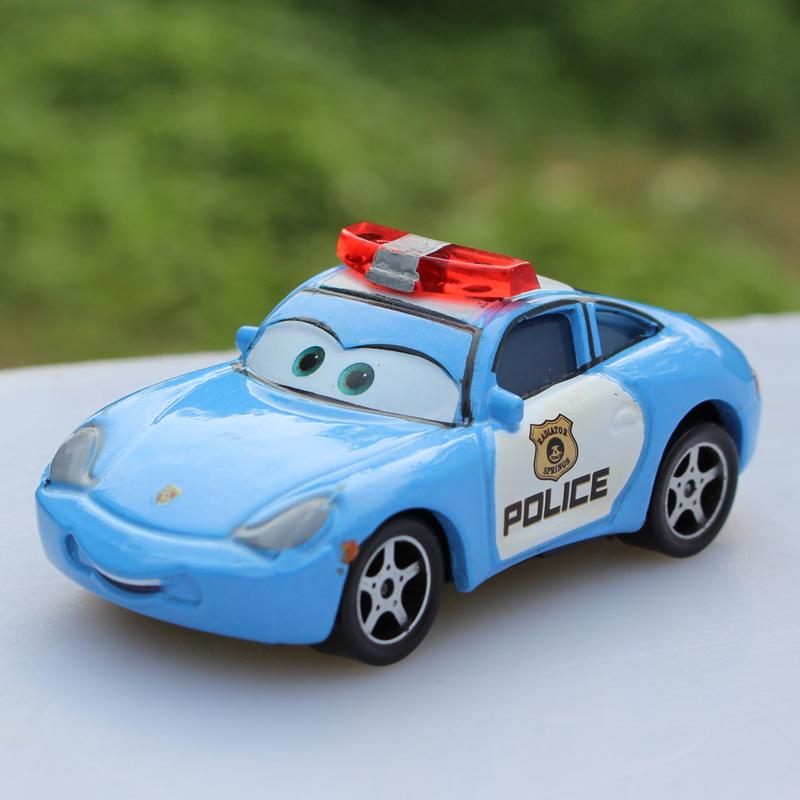 Набор машинок Pixar Cars из сплава: Модели МакКуина, Мэтра, Салли, Шерифа
