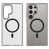 Чехол для Samsung Galaxy S23 Ultra, совместимый с MagSafe, из ТПУ+ПК, тонкий, матовый, полупрозрачный