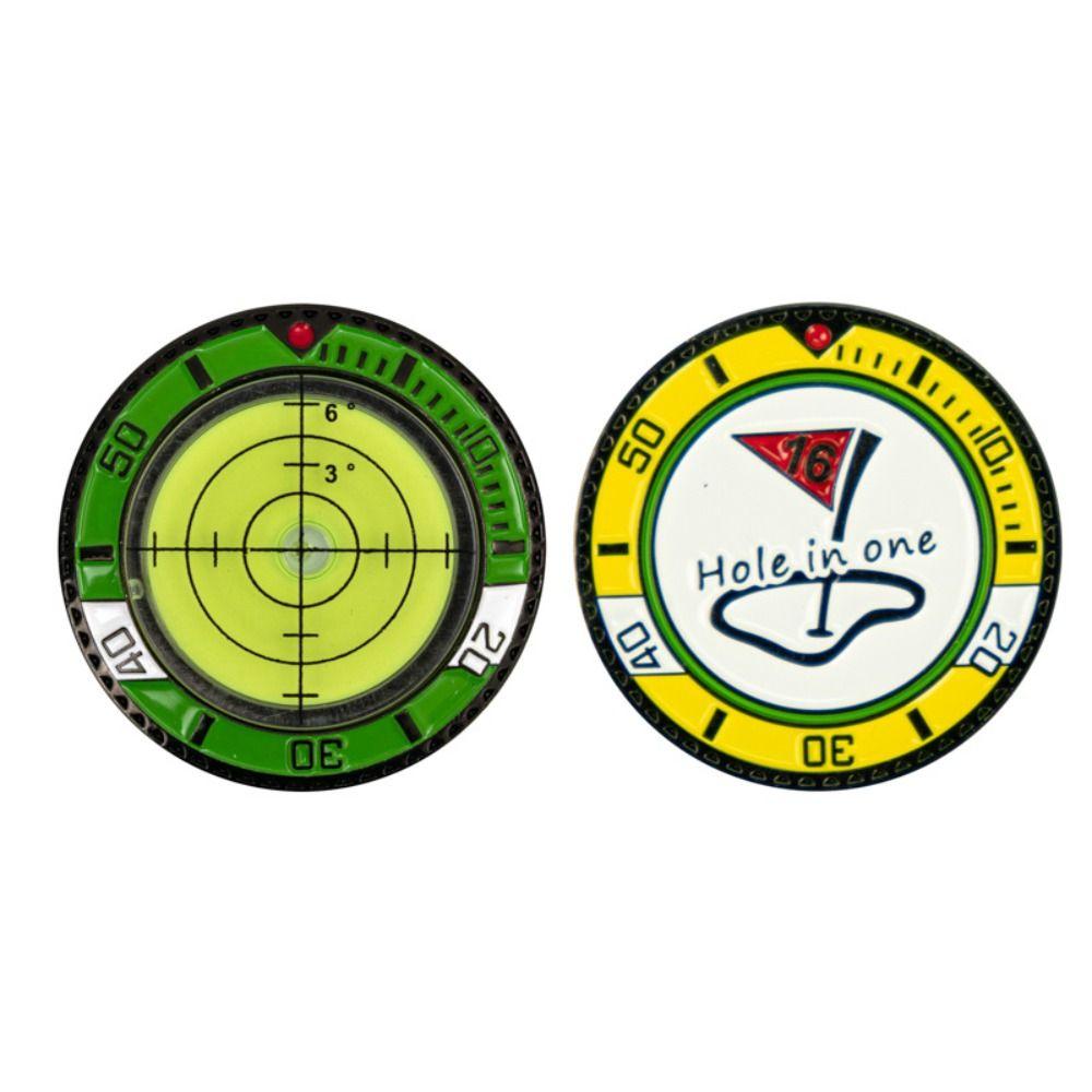 High Precision Golf Tools Leveler Ball Marker Golf Spirit Level Golf Slope Meter Gift for Golfers