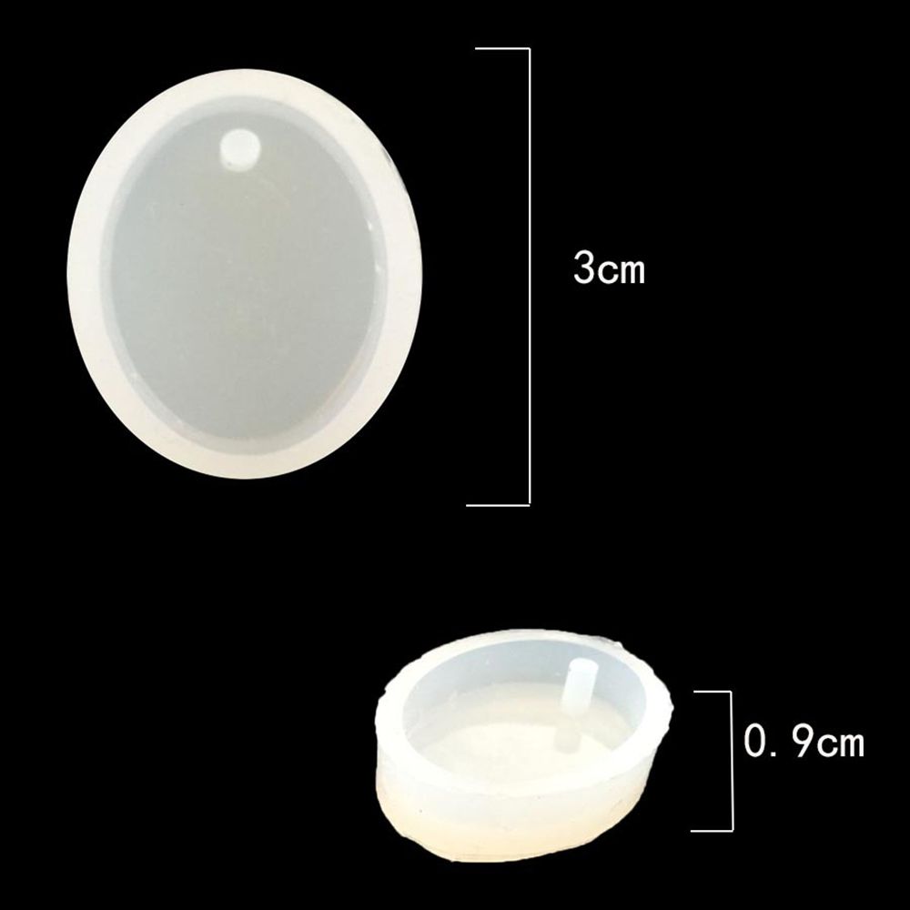 Rectangle Craft Round DIY Handmade Decorative Resin Glue 5pieces/set Mould Jewelry Making Mold Tool