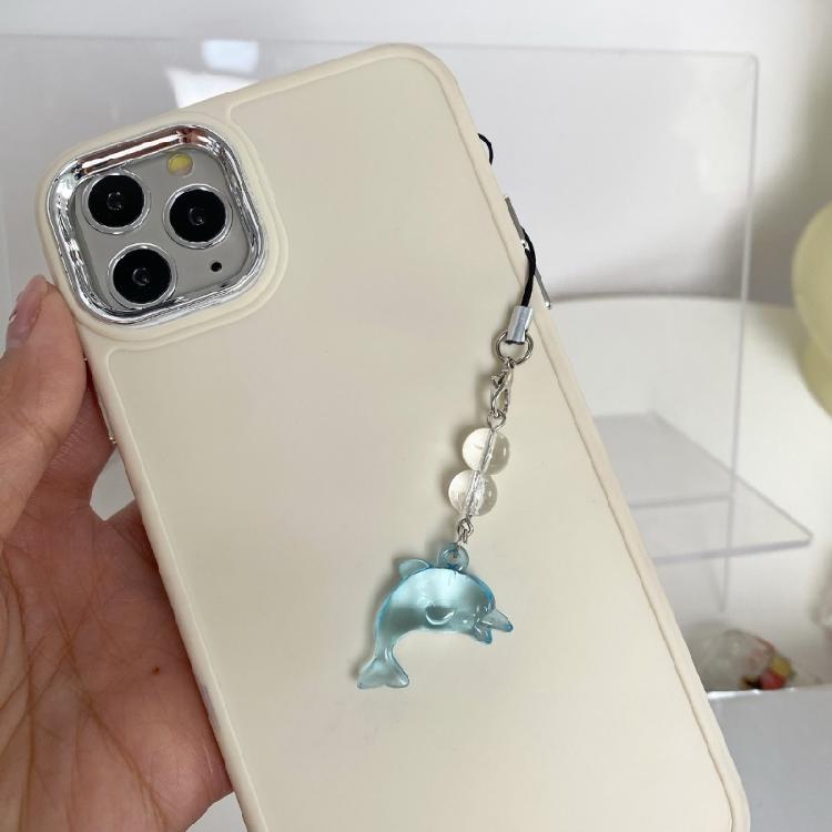 Элегантный брелок-подвеска для телефона в виде синего дельфина, персонализированный аксессуар для ключей