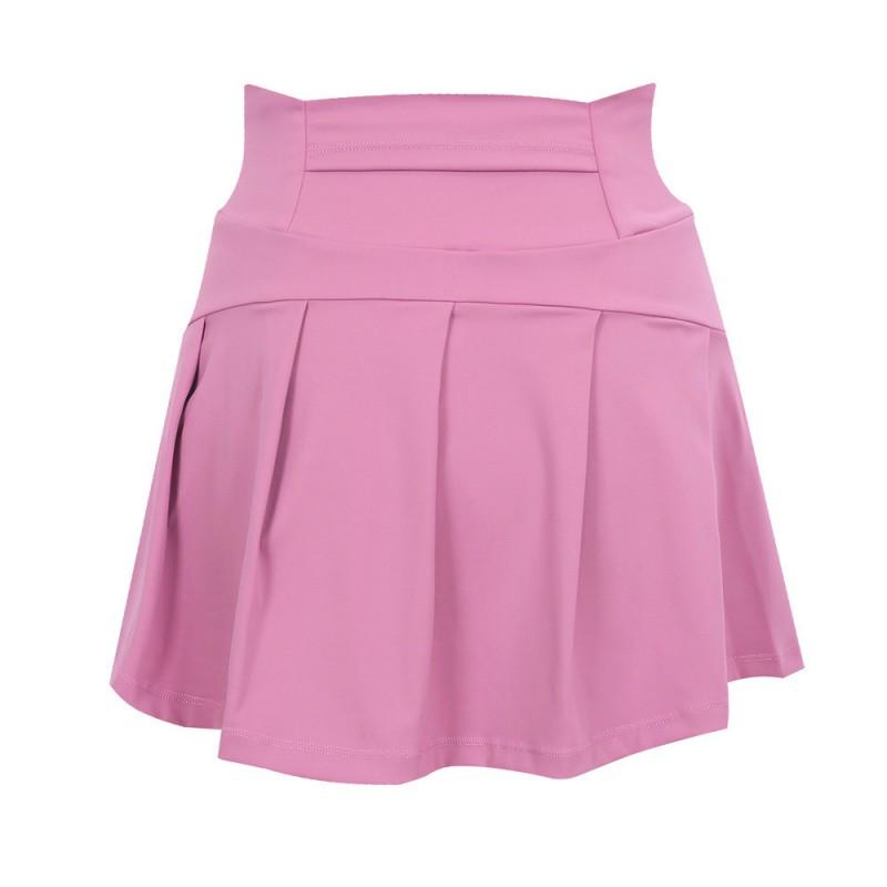 High-Elastic Ice Silk Tennis Skirt Women Breathable Yoga Short Anti-See-Through Sport Skort 2026 Collection