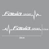 2pcs Car Body Window Vinyl Sticker Decor Accessories Auto Styling For Skoda Octavia Superb Scala Rapid Kamiq Fabia Kodiaq S VII kybf34