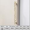 Unique Line Design Push-pull Door Handle Golden Hammer Pattern Cabinet Handle  Drawer