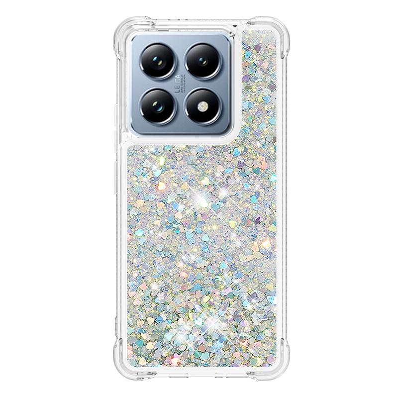 14T Pro Чехол для Fundas Xiaomi 14T Pro Чехол Bling Glitter Dynamic Liquid Чехол для Xiomi Xiaomi14T 14TPro Чехлы для телефонов Fundas