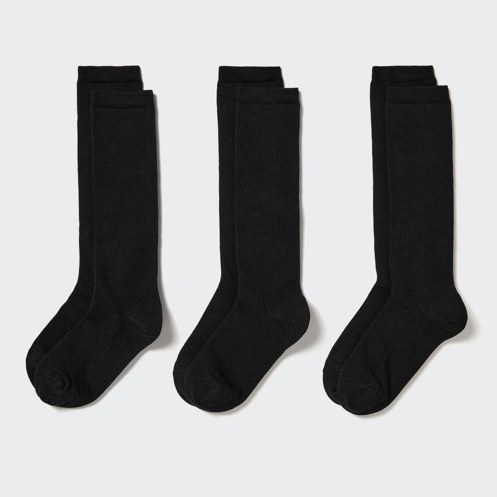 Uniqlo Японские высокие носки, комплект из 3 пар 