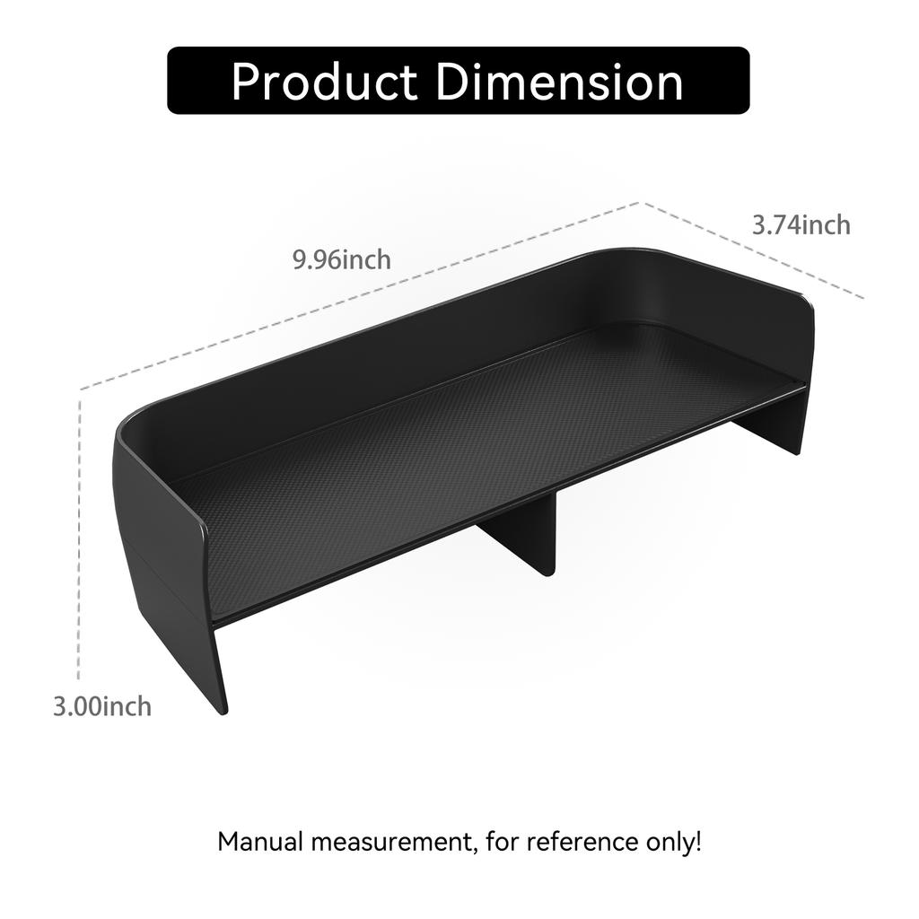 For Honda Pilot 2023-2025 Car Center Console Storage Box Car Tray Organizer Interior Accessories Tidying Black