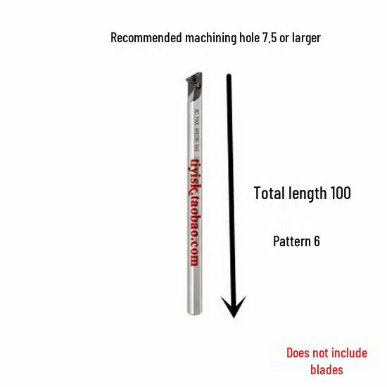 Треугольная расточная оправка 60° со сменной режущей головкой для внутренних отверстий, модель STWBR06/STWCR11.