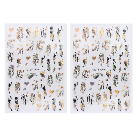 Стильные наклейки для ногтей Креативные легкие DIY