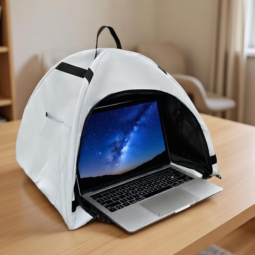 Наружный солнцезащитный козырек для ноутбука, защита от солнца для компьютера для работы на улице, портативный солнцезащитный капюшон для ноутбука, защитная крышка для конфиденциальности для работы