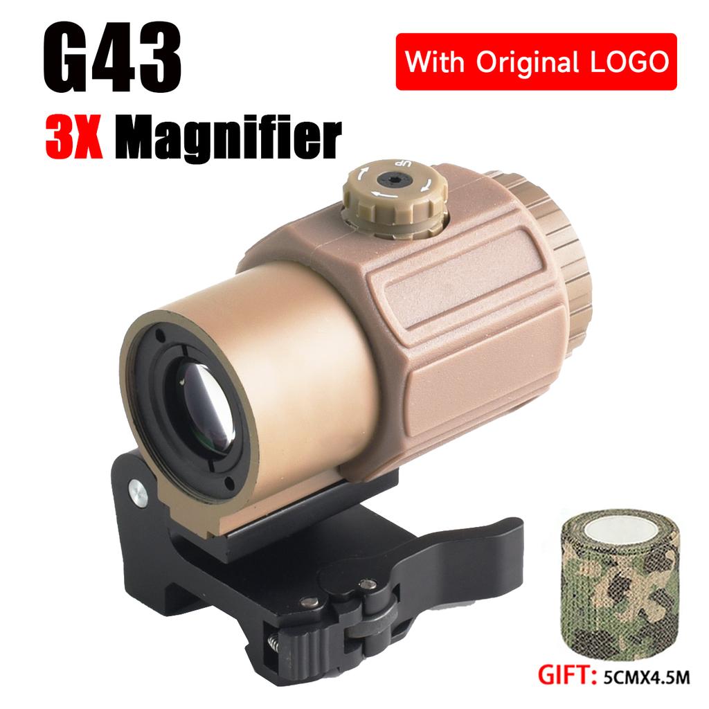 Eot**h G45 5-кратный увеличительный прицел Scope G33 G43 3-кратные складные боковые увеличители Тактический комбинированный прицел для охоты Увеличивающий регулируемый прицел