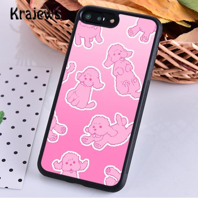 Krajews Забавный дизайн пуделя Чехол для телефона Cover Для iPhone 17 Air 16 15 14 plus 12 13 pro max coque Оболочка Fundas