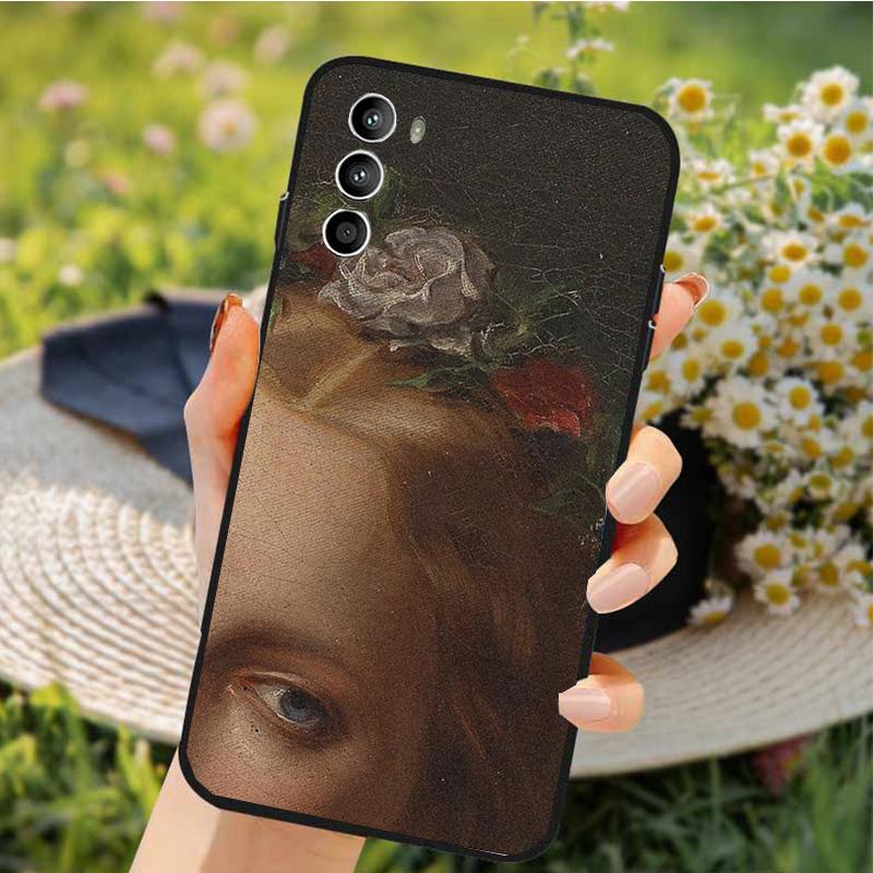 Phone Case for Motorola Edge 50 40 Pro 40 30 Ultra Neo G Power G Stylus G Play E32 E20 E40 Art Paint