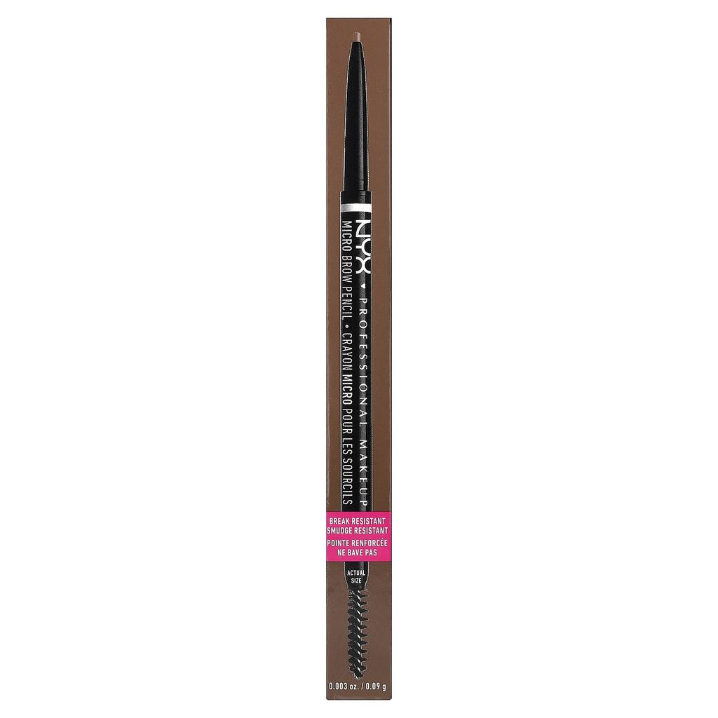 NYX PROFESSIONAL MAKEUP Micro Brow Pencil, 01 Taupe, 0.09g (0.003oz)