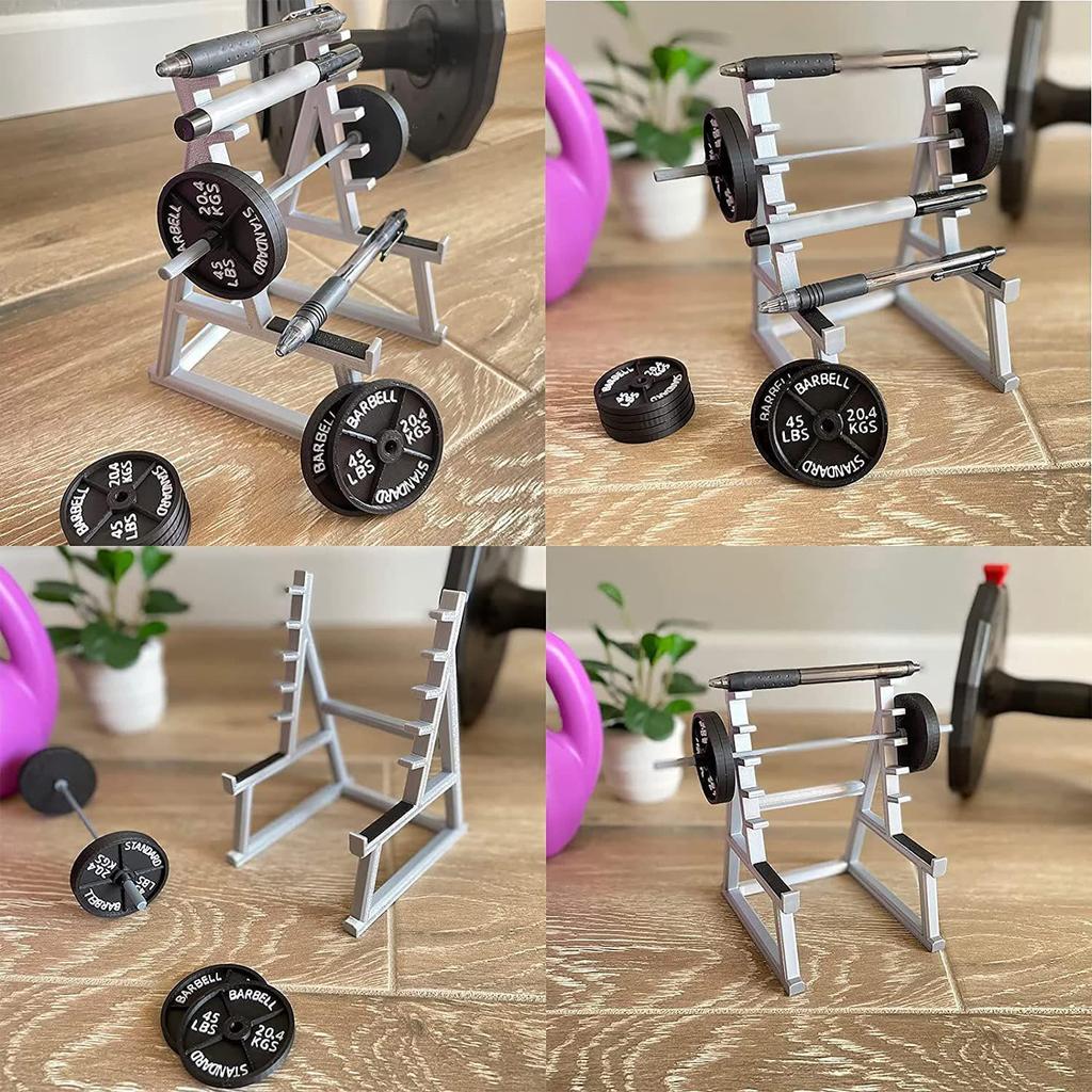 Держатель для ручек SquatRack Barbell: Уникальный офисный аксессуар в стиле спортзала